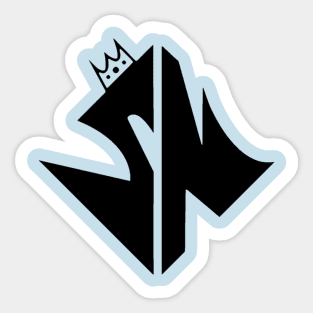 Stone Nobles black alternate logo Sticker